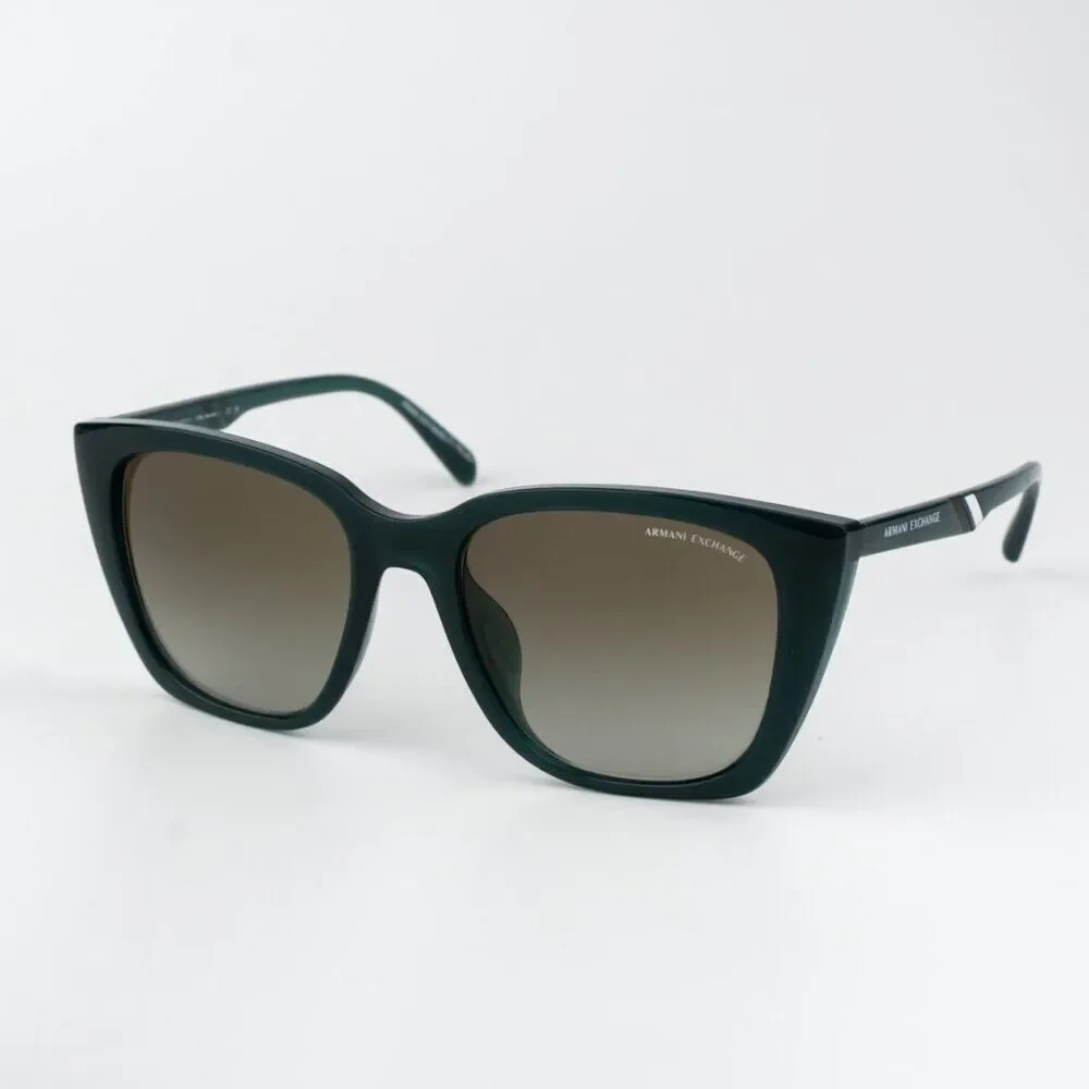 Armani Exchange Women Sunglasses Opaline Green Cat Eye AX4116SU 82428E BRAND NEW